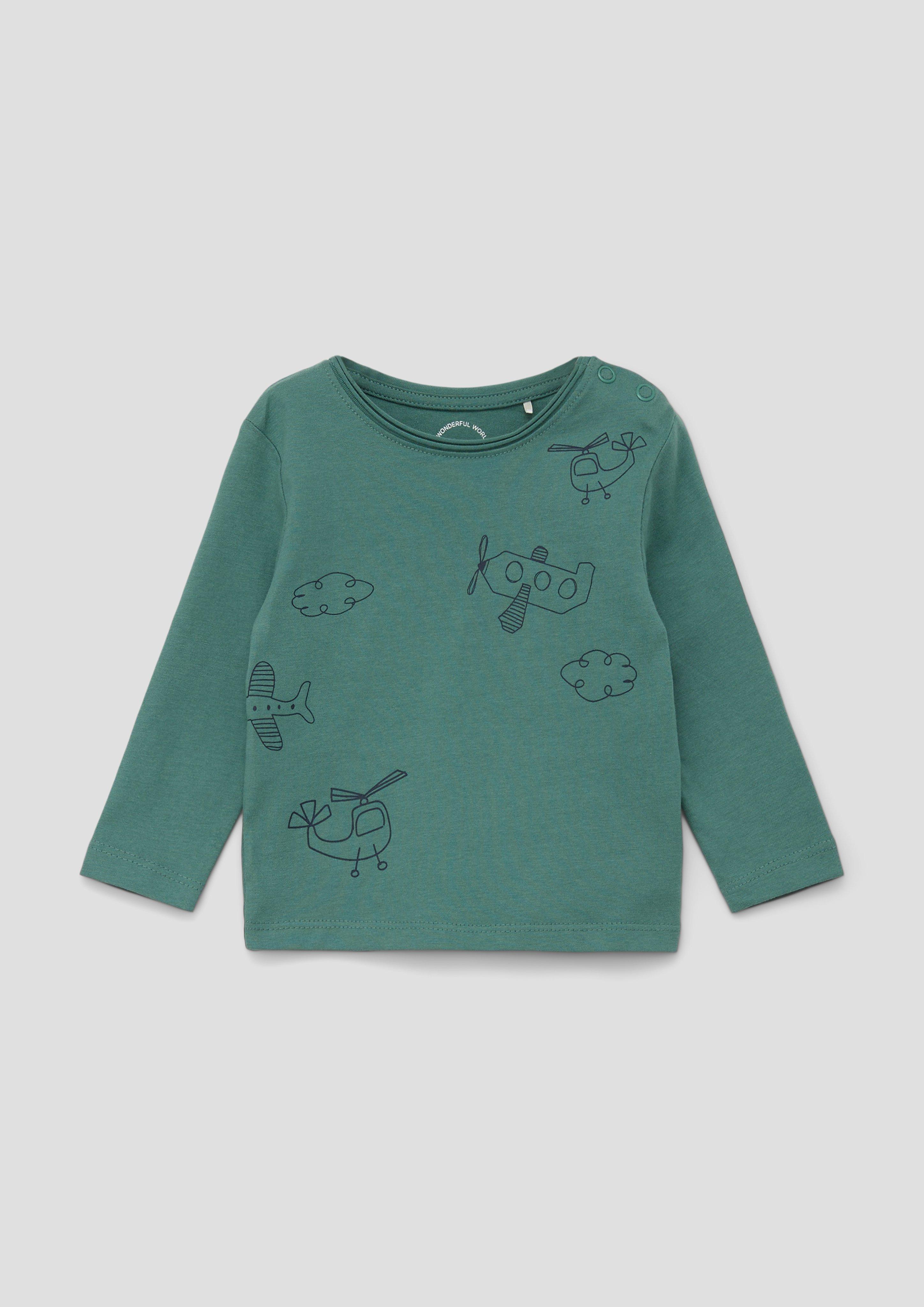 Longsleeve mit Frontprint  2133930-6576