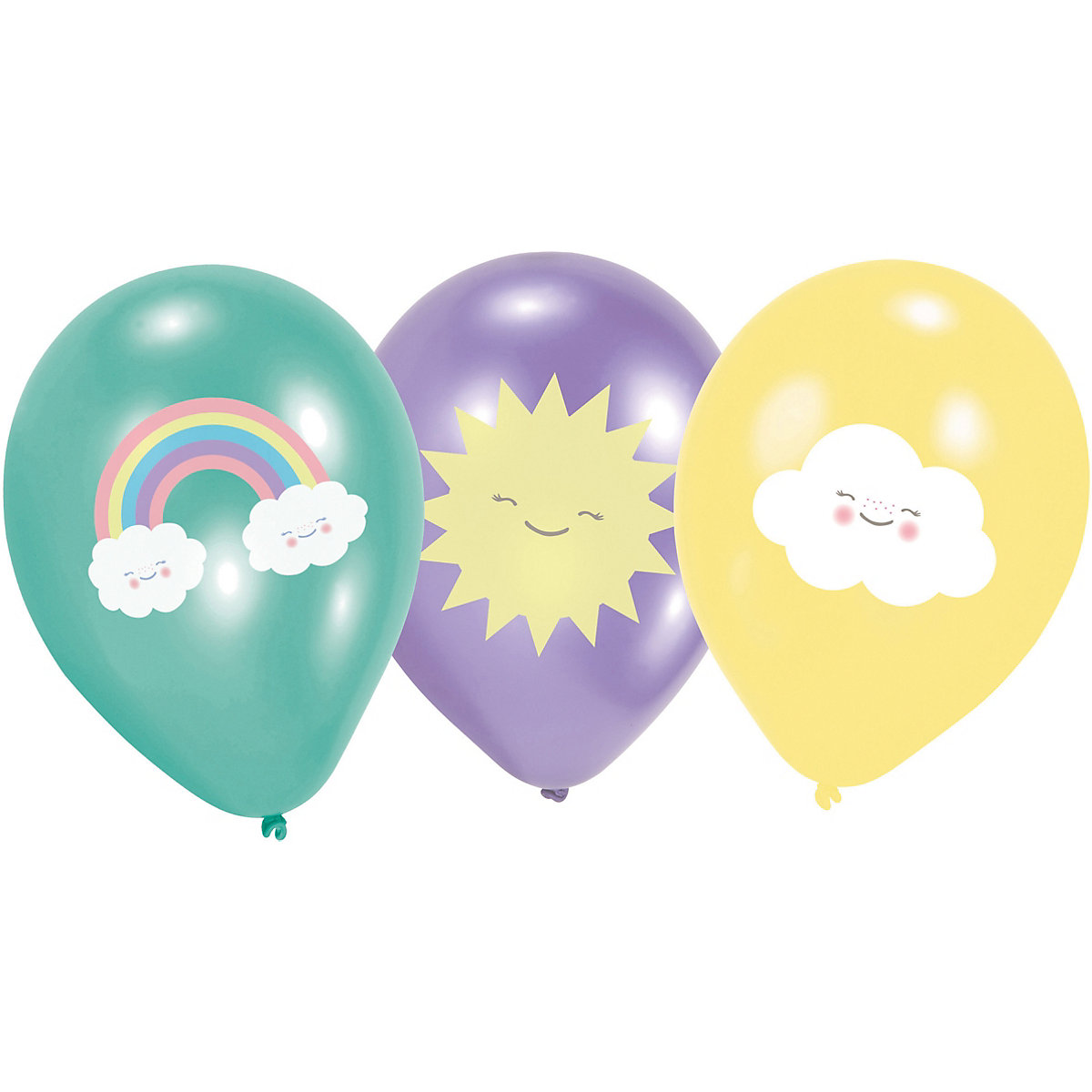 Ballons Rainbow & Cloud 27,5cm/11