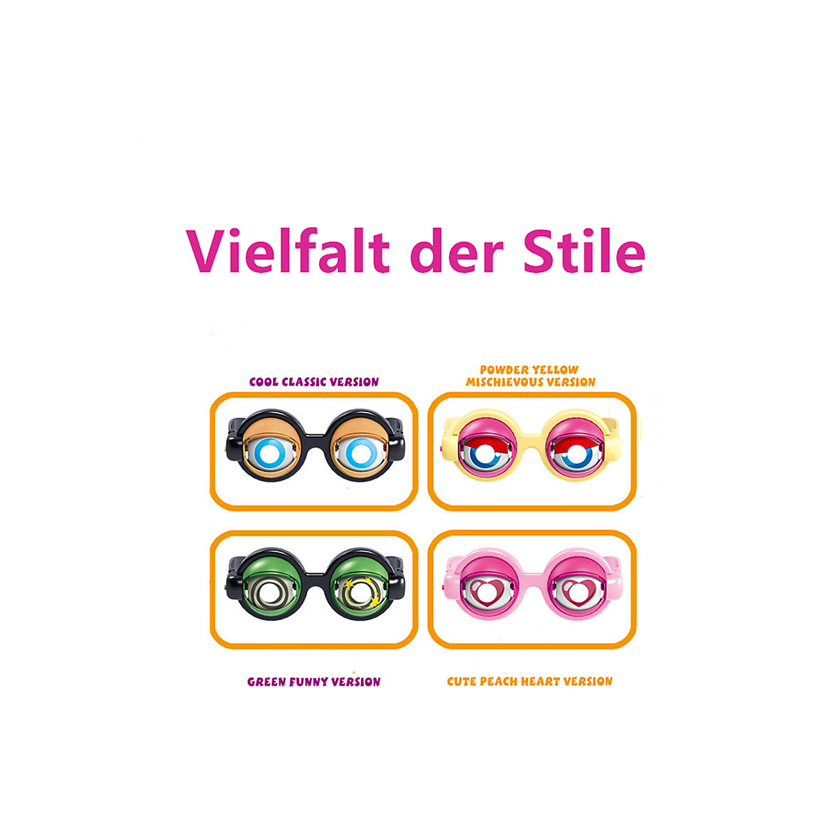 Lustige Brille lustiges Spielzeug für Kinder Kreative lustige Requisiten Brille Kinderspielzeug