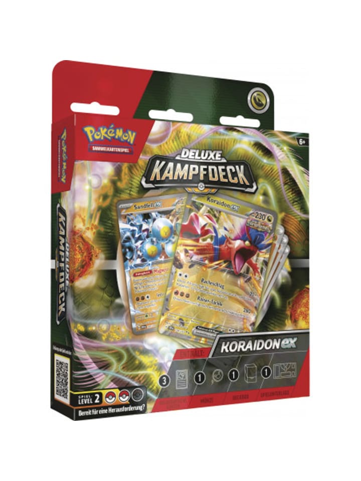 Pokémon Pokémon Deluxe-Kampfdeck Miraidon-ex oder Koraidon-ex in Mehrfarbig ab 6 Jahre günstig kaufen onesize