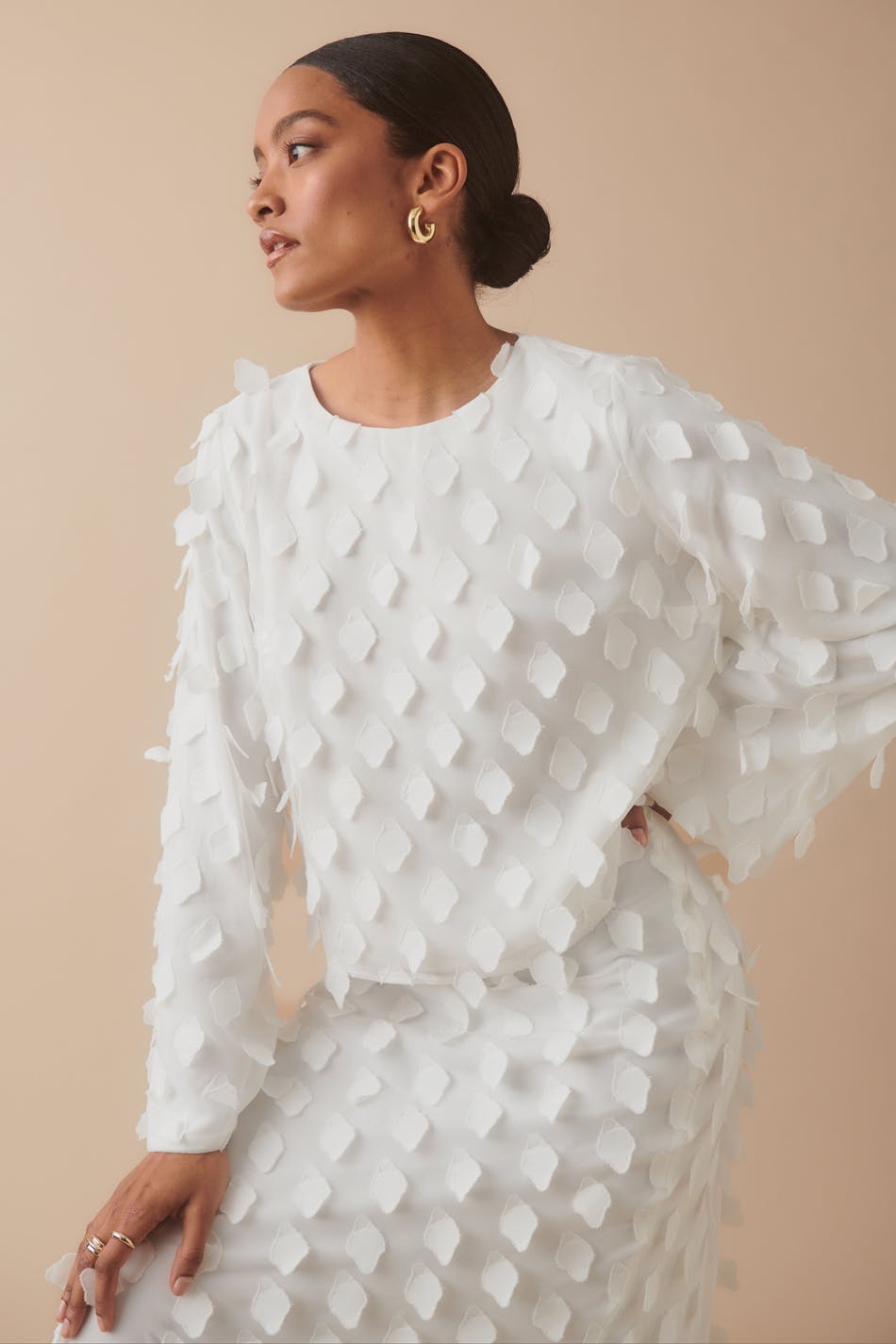 3d longsleeve blouse