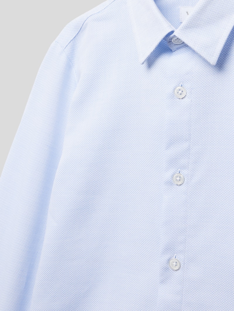 Hemd aus reiner Baumwolle in bleu