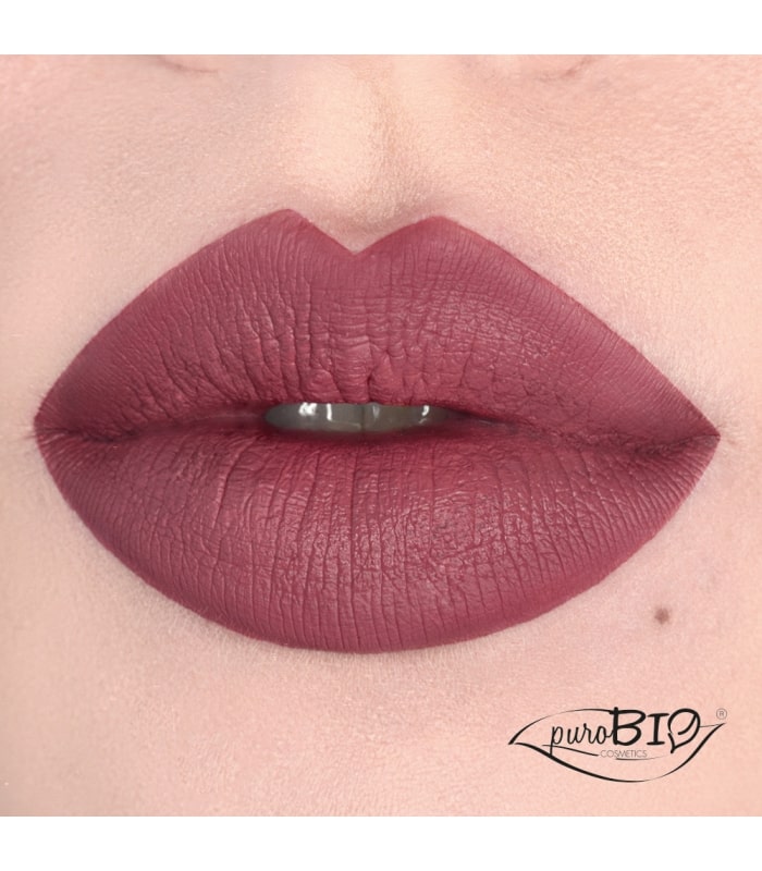 PUROBIO-ENCRE A LEVRES LIPTINT-Texture douce et confortable fini mat