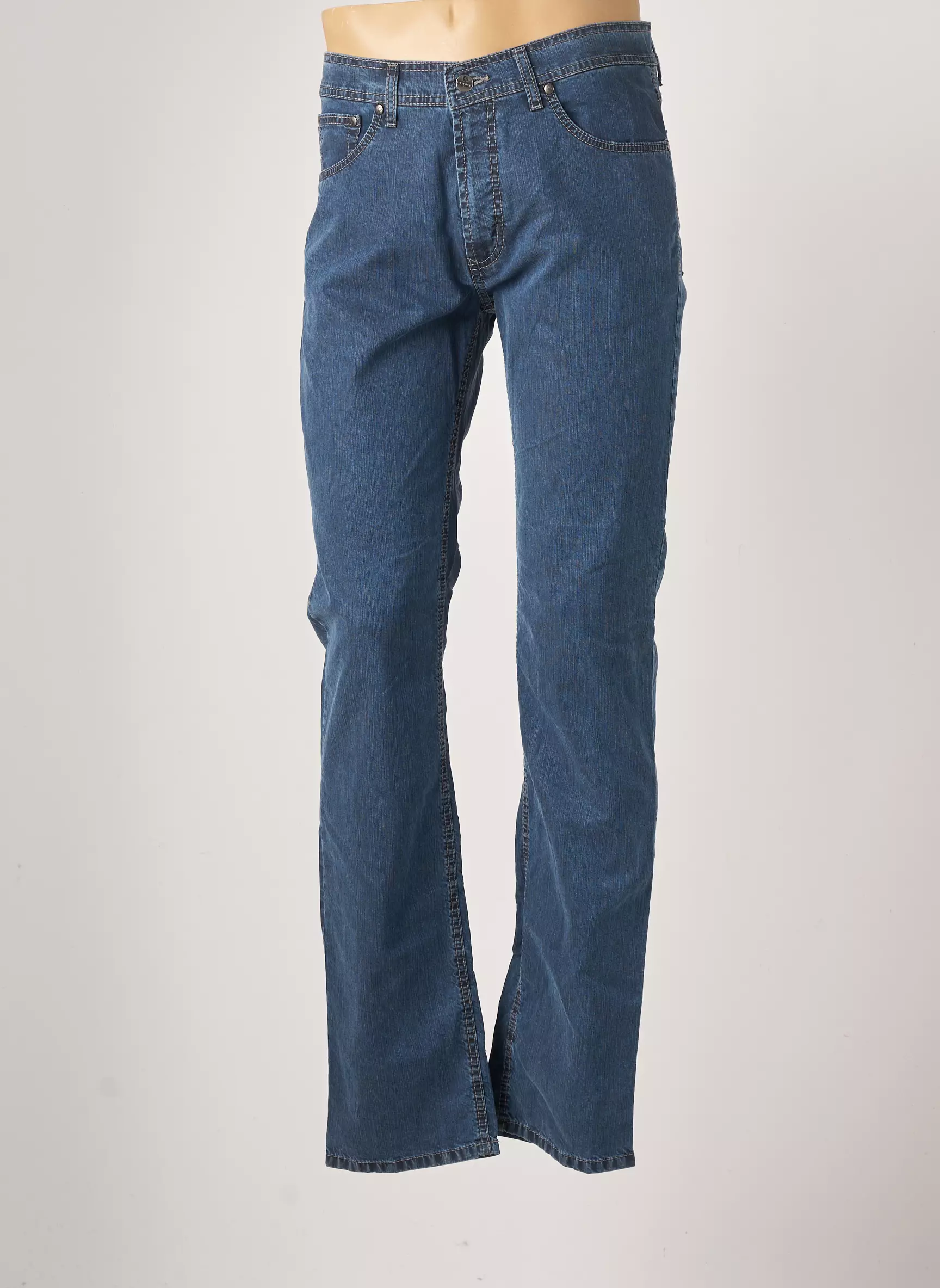 Pionier Jeans Coupe Slim Homme couleur bleu