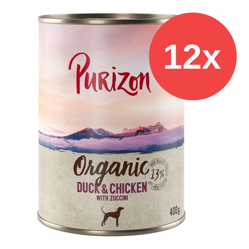 Sparpaket Purizon Organic 12 x 400 g