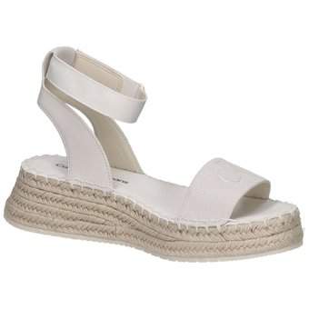 Calvin Klein Sporty Wedge Rope Sandal in weiß