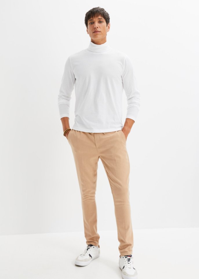 Langarmshirt m. Rollkragen (2er Pack)