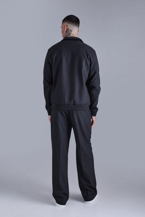 Tall smarte Oversize Bomberjacke mit Seitenstreifen