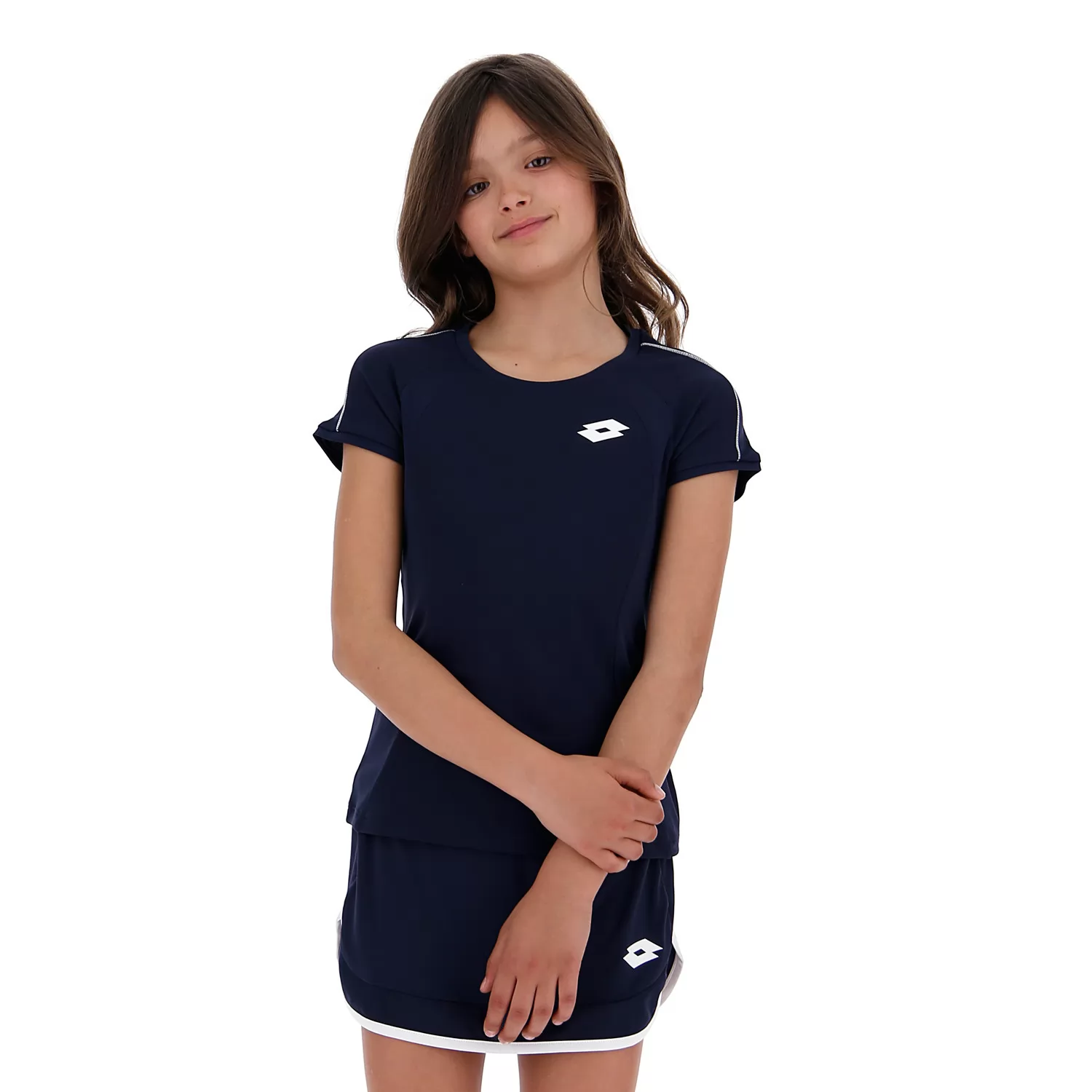 SQUADRA G T-SHIRT PL MARINBLÅ