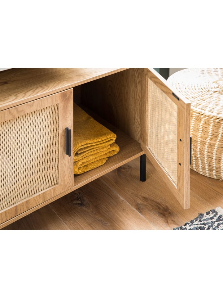 KADIMA DESIGN Waschbeckenunterschrank Eiche-Optik 60x60x40 cm mit Türen, günstig kaufen onesize