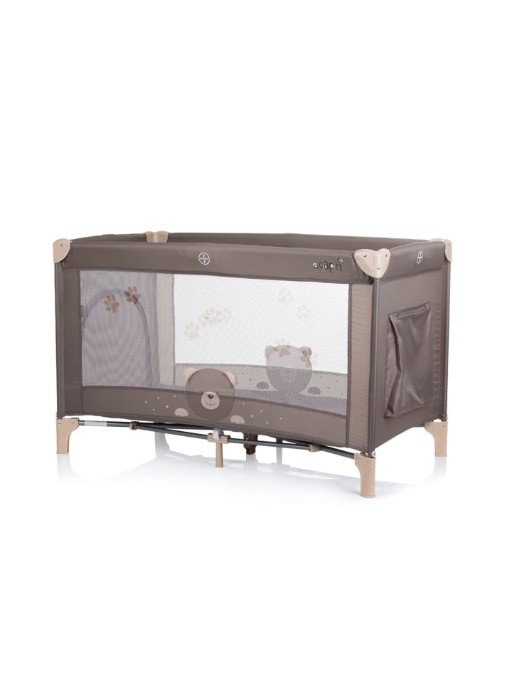 Chipolino Reisebett Capri Tragetasche in braun günstig kaufen 60x120 cm
