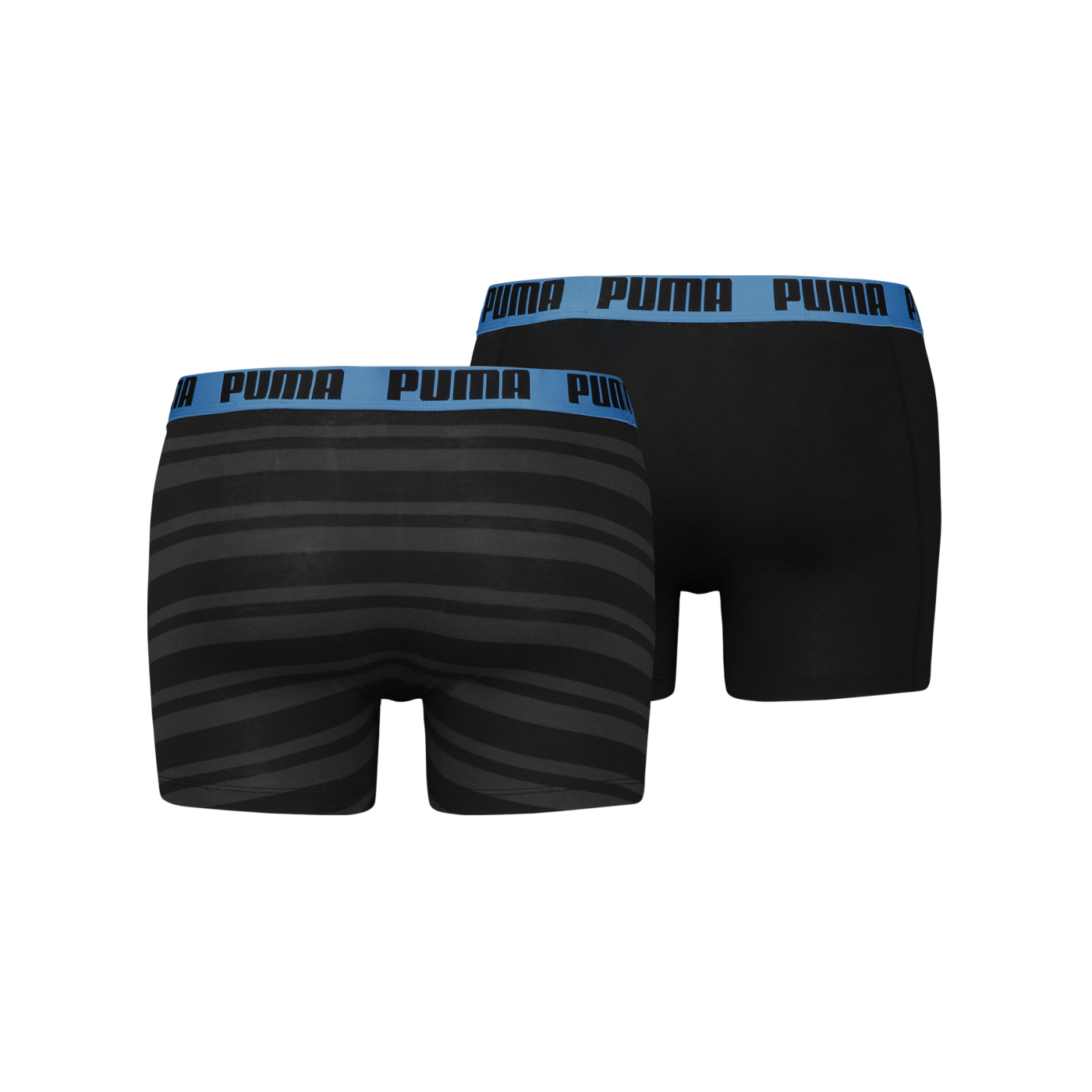 PUMA Heritage Stripe Boxer 2er Pack Schwarz Blau F018