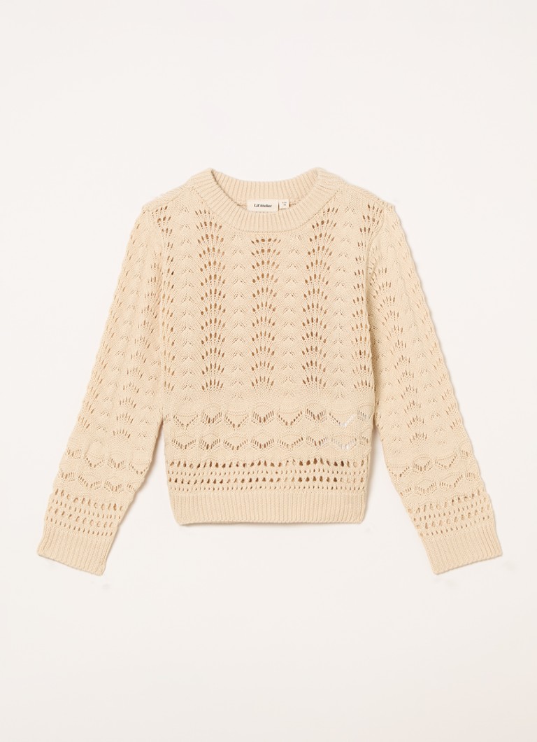 Pulover Lil' Atelier NMFLale din bumbac organic gros.