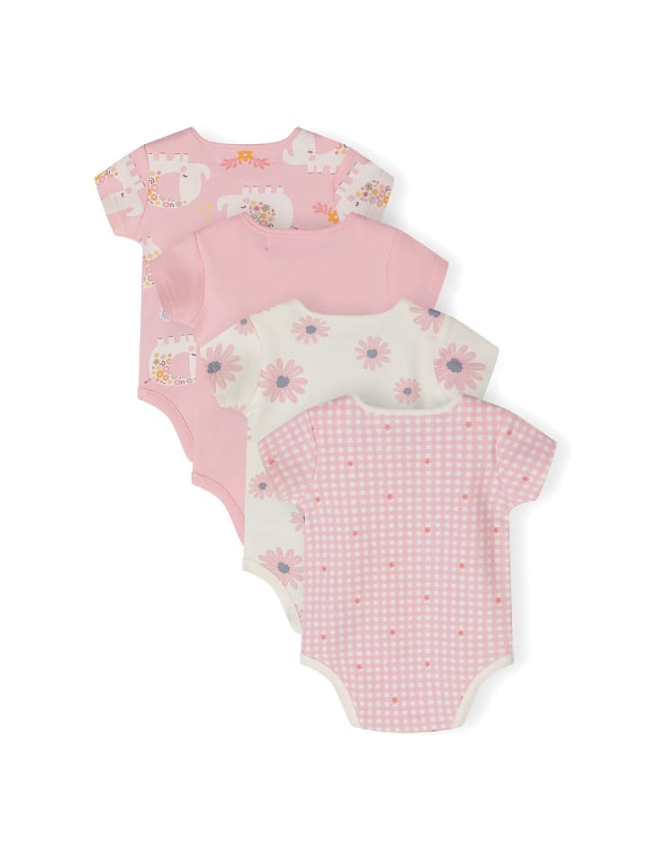 Minoti 4er. Set: Kurzarmbody 24babypack6 in hellpink günstig kaufen