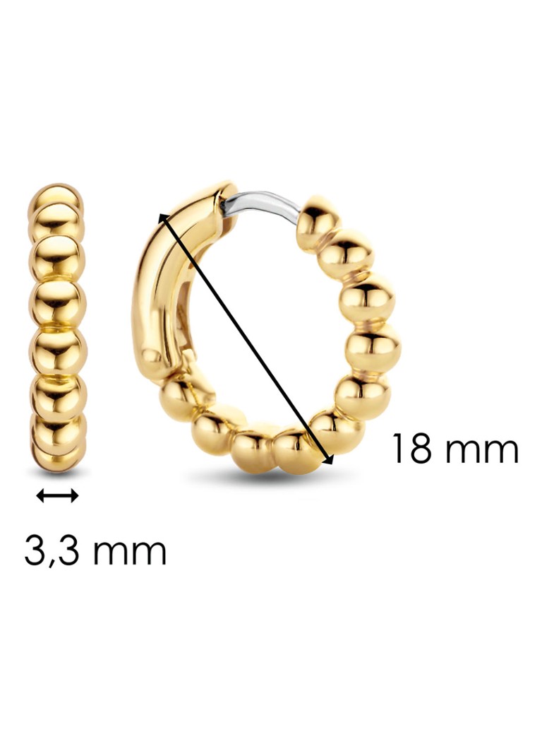 TI SENTO - Milano Gold-plated Earrings 7825SY