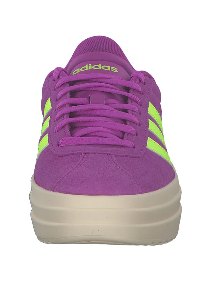 adidas Schnürschuhe in flash pink/lucid lemon/silver günstig kaufen