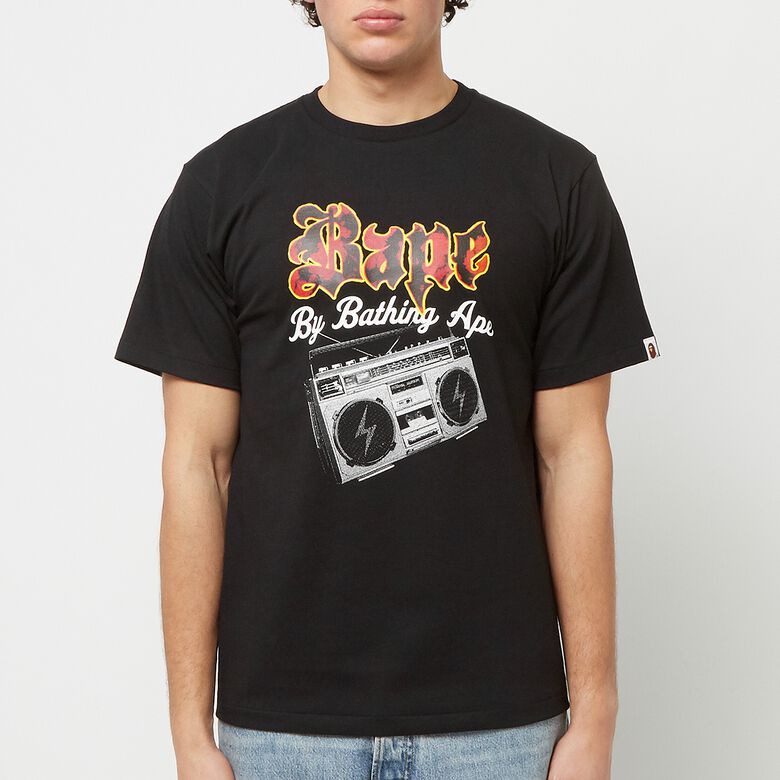 A Bathing Ape Boombox Tee Black