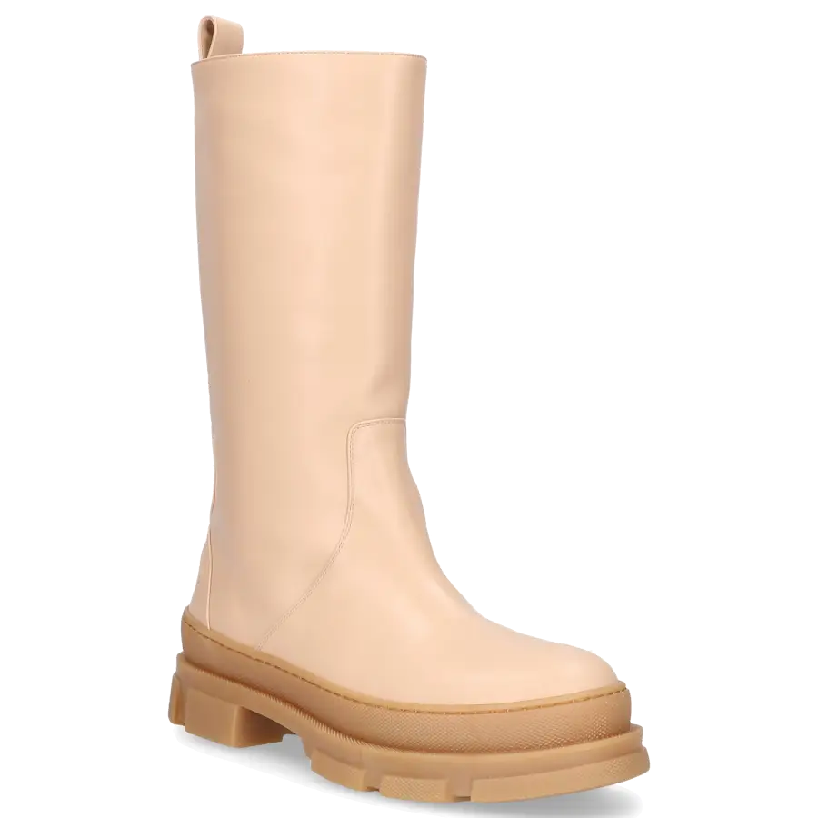 Bettina Vermillon - Stiefel MARIE Kalbsleder - beige