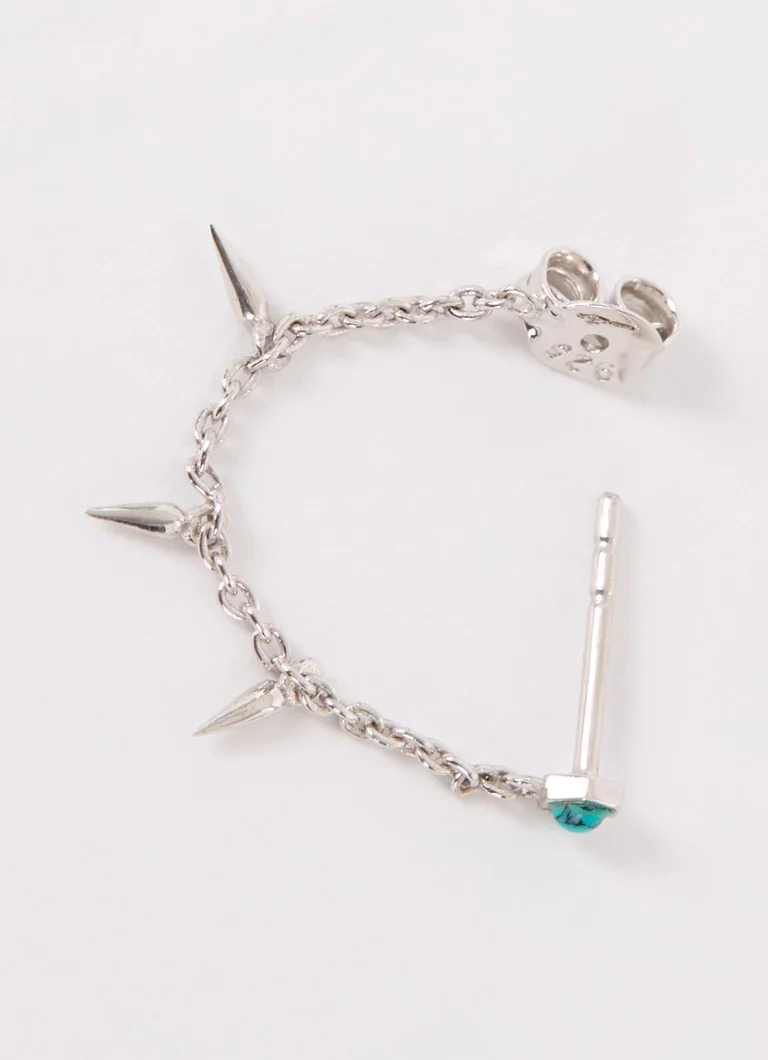 ba&sh Ochea silver stud earring