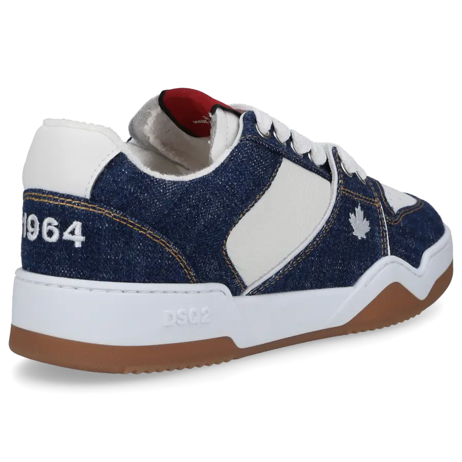 Dsquared2 - Sneaker low SPIKER Kalbsleder Denim - blau