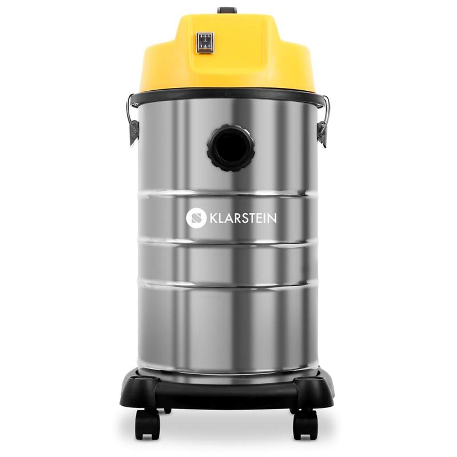 Klarstein Nass-Trocken-Sauger IVC-30 Nass-/Trockensauger umfangreiches Zubehör 30L 1800W, 1400 W, Trocken Nasssauger Industriestaubsauger beutellos Saugwischer Sauger