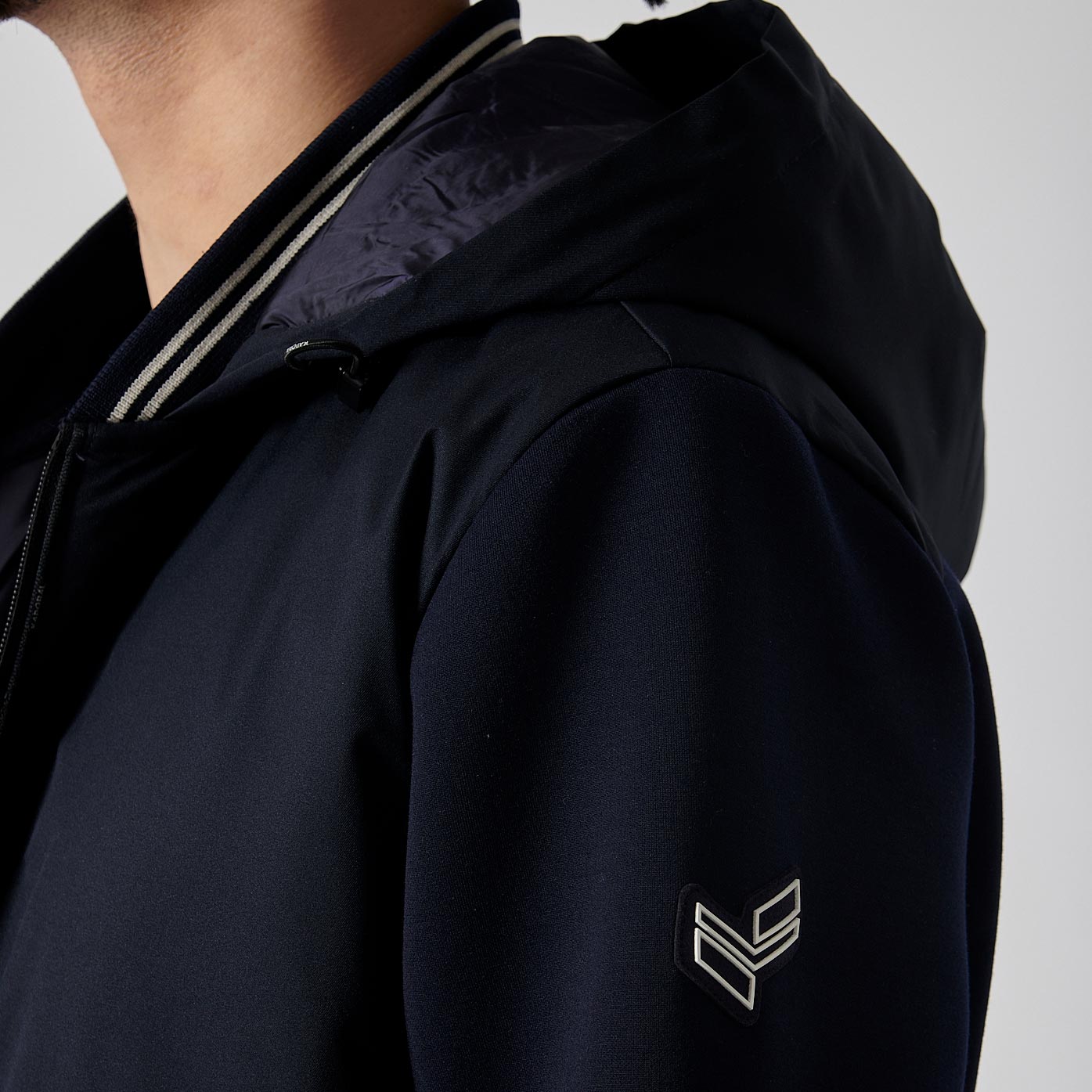 MATEI  Sweat zippé bleu homme
