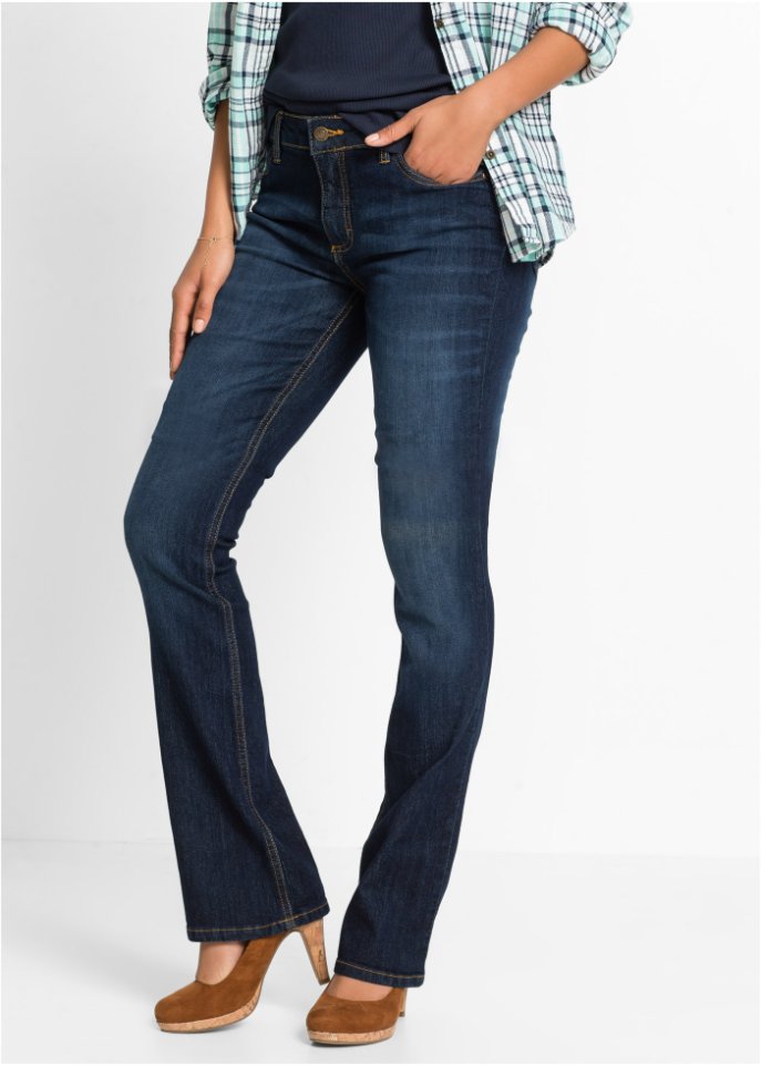 Komfort-Stretch-Jeans, Bootcut