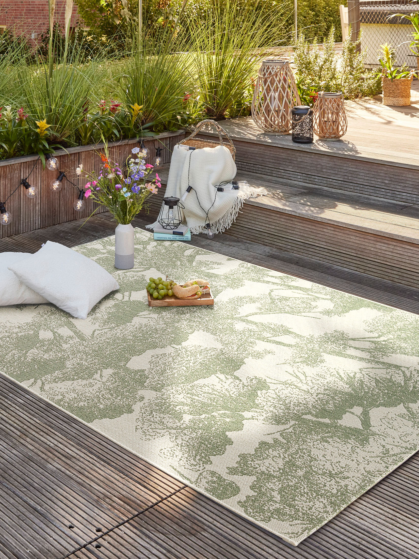 Ronneby Outdoor-Teppich, Mint