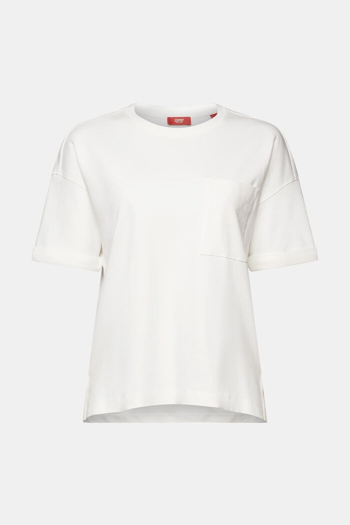 Oversized T-Shirt mit aufgesetzter Tasche