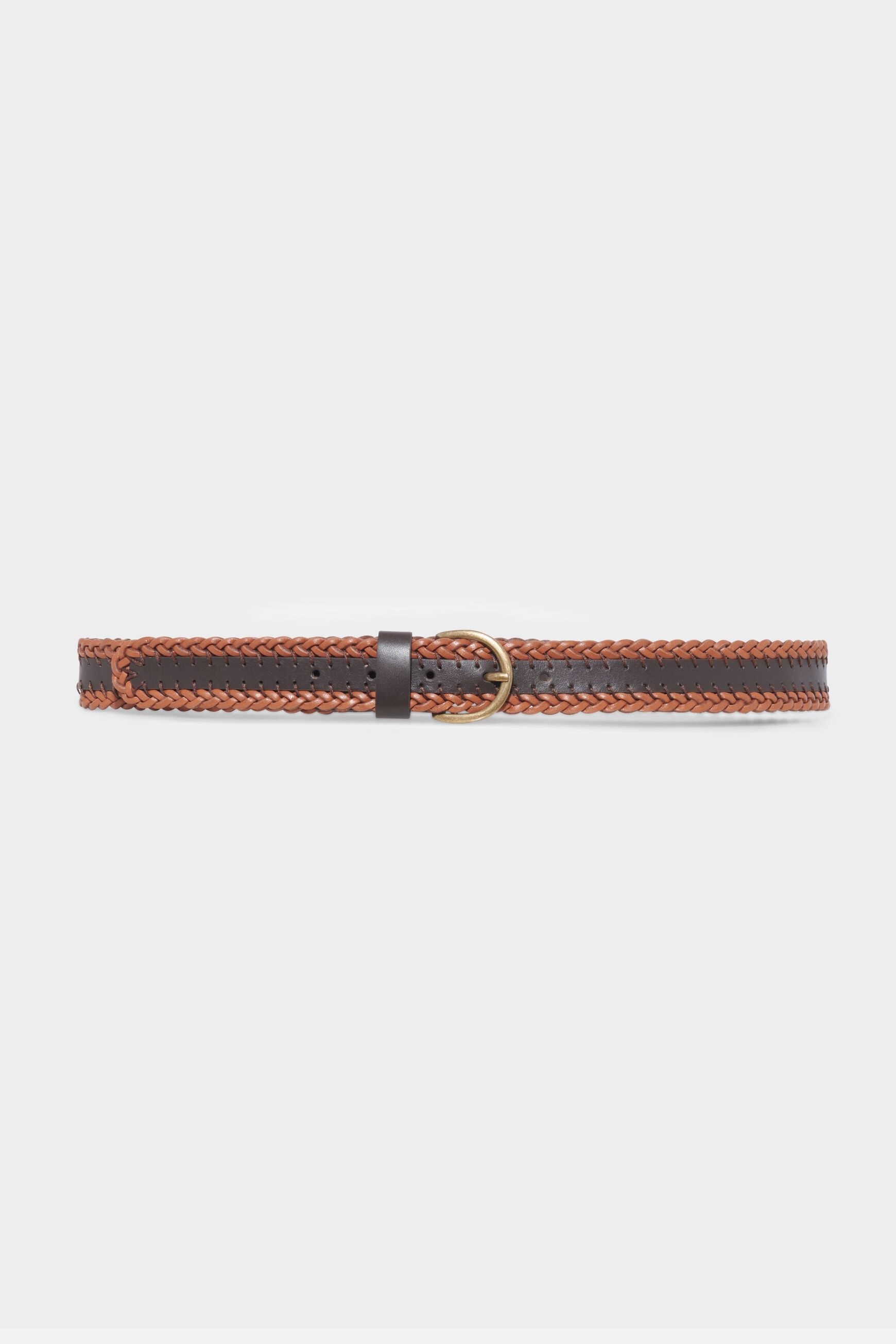ceinture tina 100% cuir camel femme
