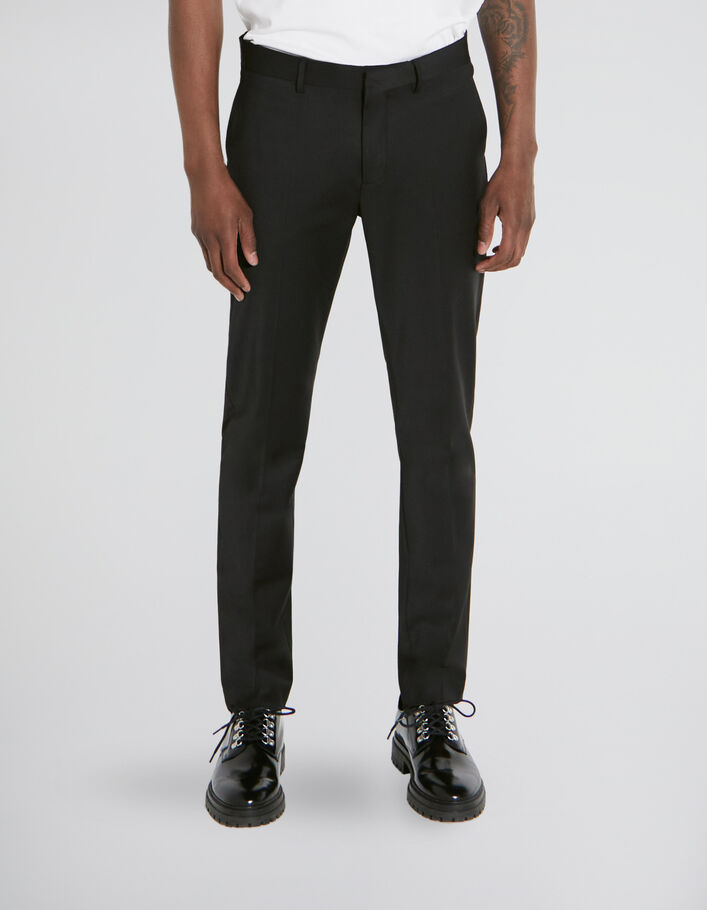 Pantalon de costume SLIM noir TRAVEL SUIT Homme
