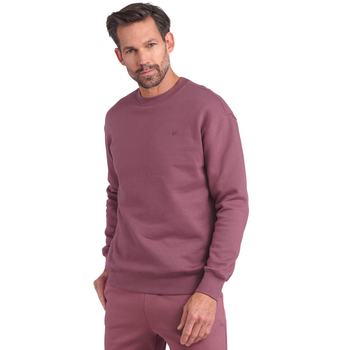 Herren Sweatshirt mit Rundhalsausschnitt