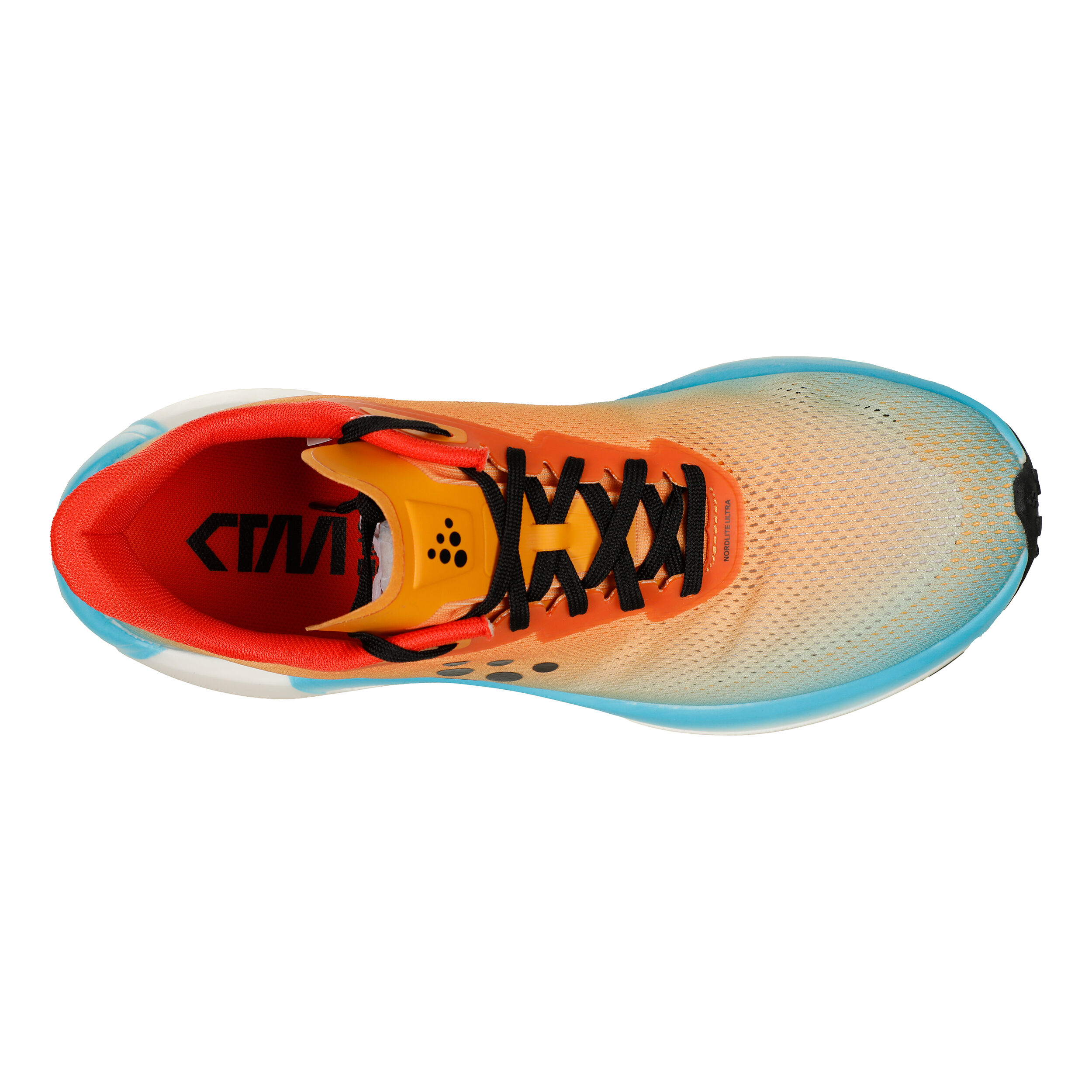 Nordlite Ultra Neutralschuh Herren - Orange, Hellblau
