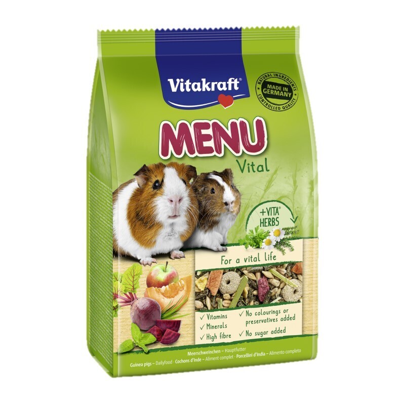 Vitakraft Hauptfutter Vitakraft MENU Vital Meerschweinchen 3x1.000 kg