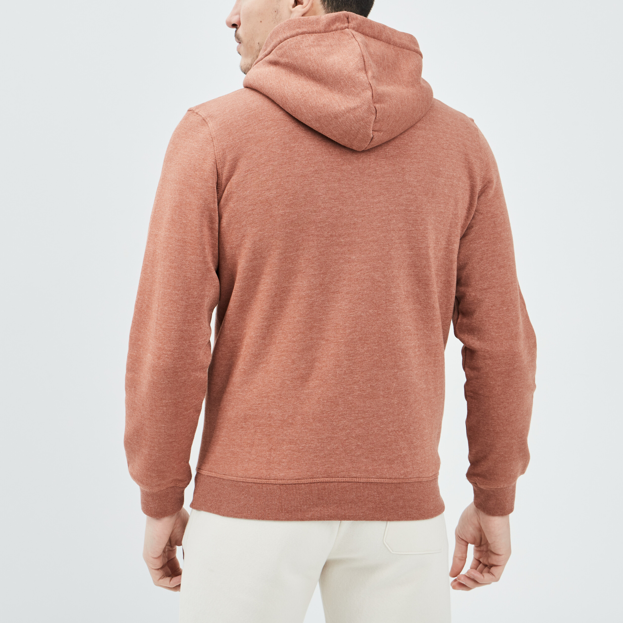 Sweat à capuche hoodie Creeks marron homme | La Halle