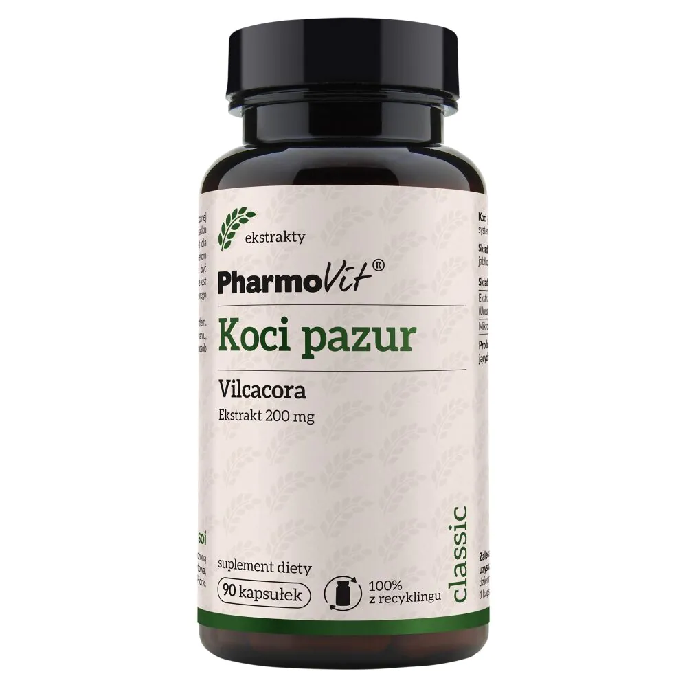 PharmoVit Classic kapsule s ekstraktom mačje kandže Vilcacora 200 mg