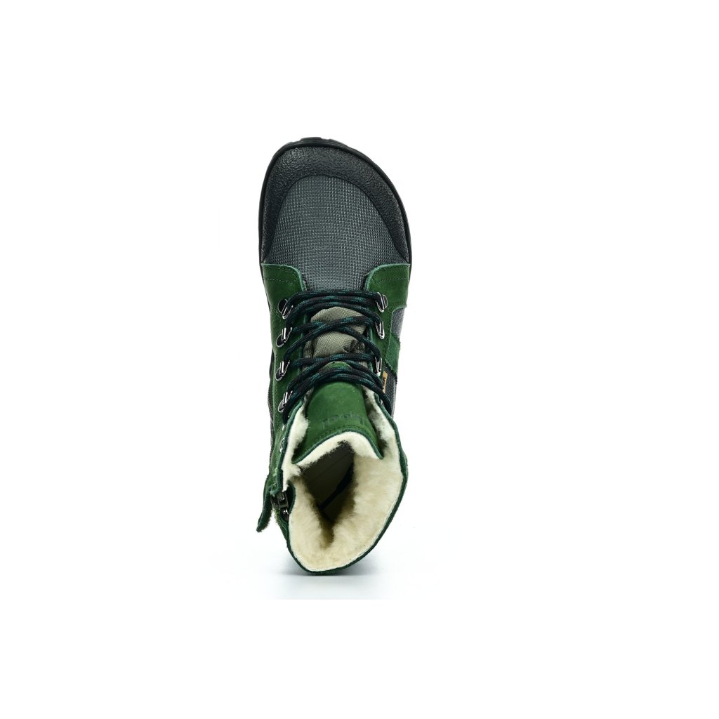 Koel4kids Miloni 2.0 Hydro WP Green AD Winterbarfußschuhe
