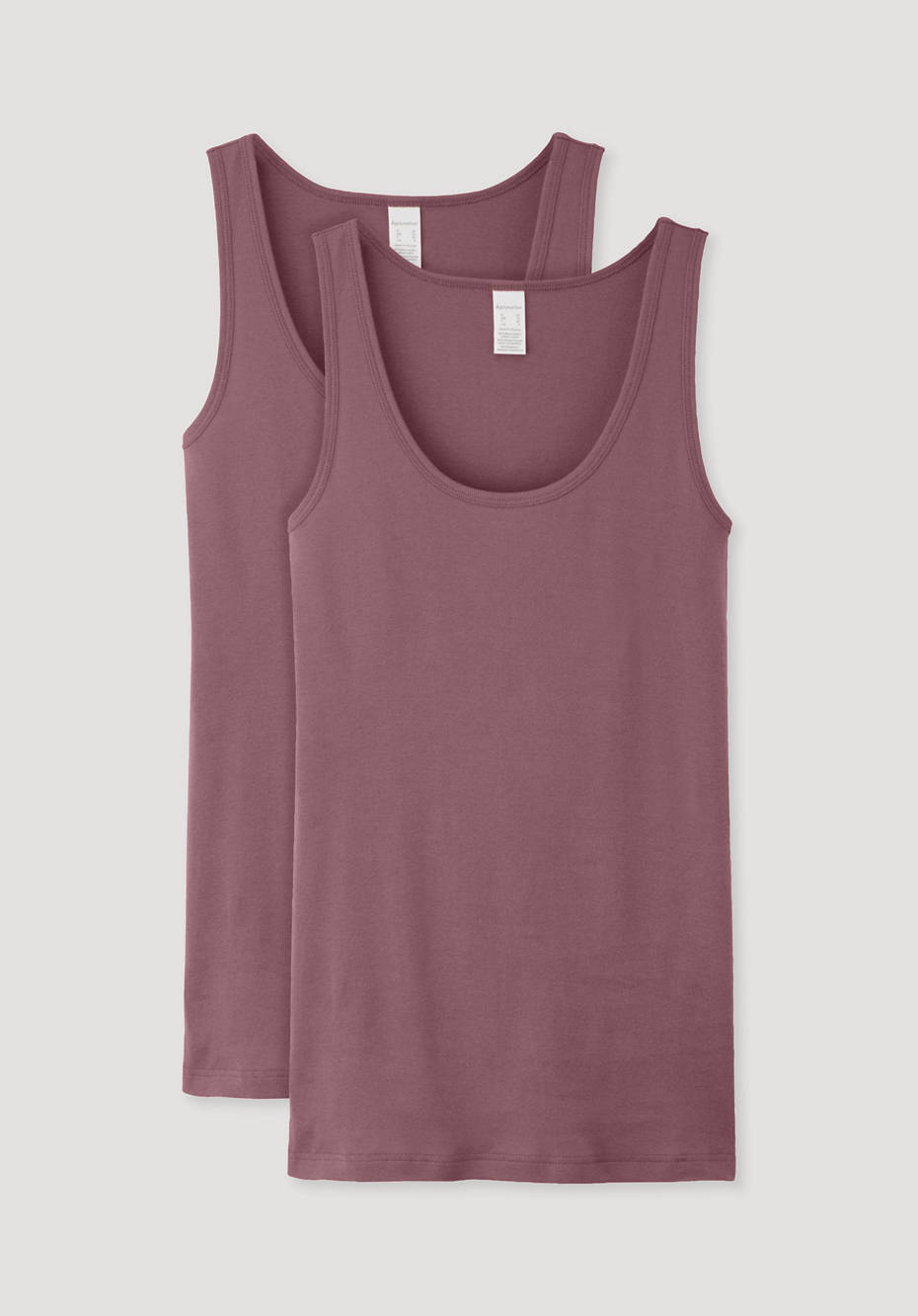 Tanktop im 2-er Pack aus reiner Bio-Baumwolle