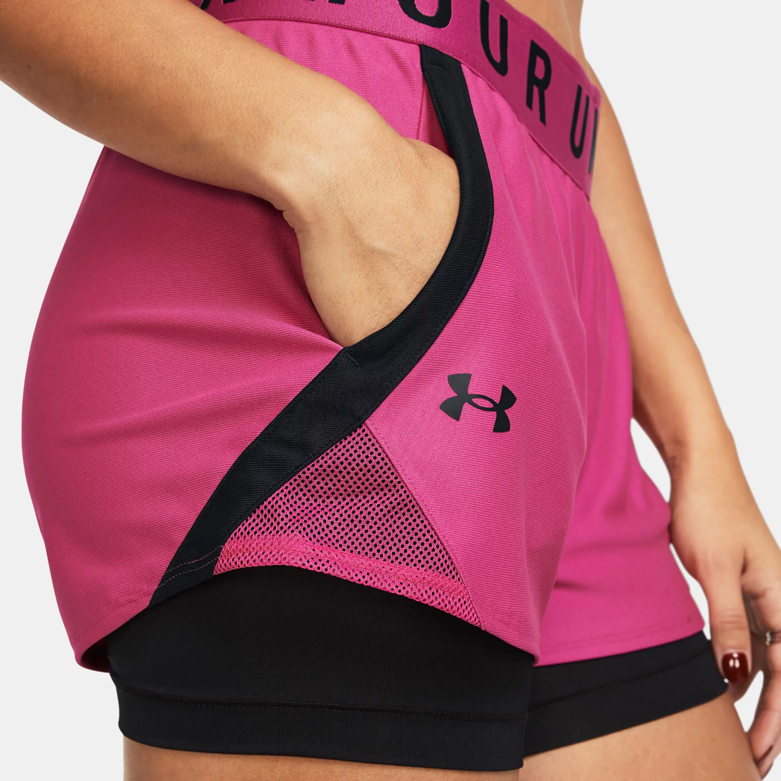 Play Up 2in1 Shorts Damen - Pink
