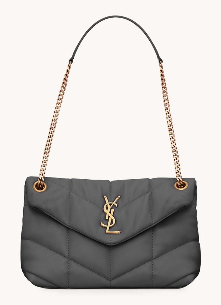 Saint Laurent  Puffer Small schoudertas van quilted lamsleer