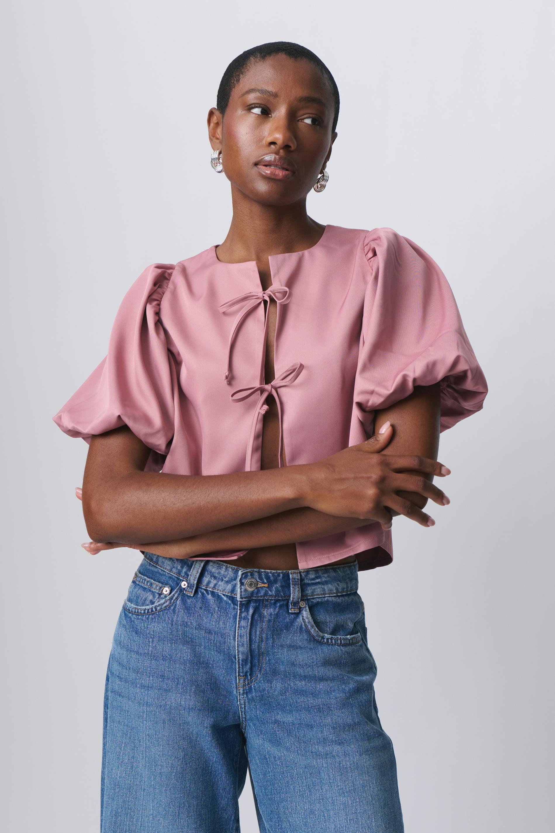 Puff sleeve blouse