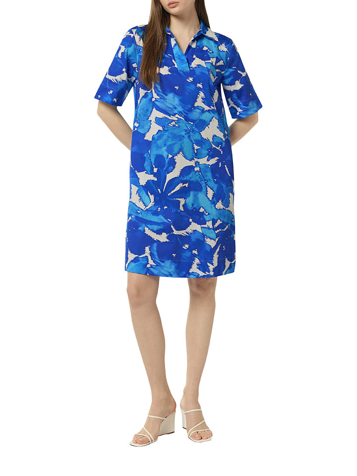 comma Kleid in Blau günstig kaufen