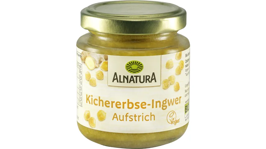 Alnatura Bio Brotaufstrich Kichererbse mit Ingwer 120 g