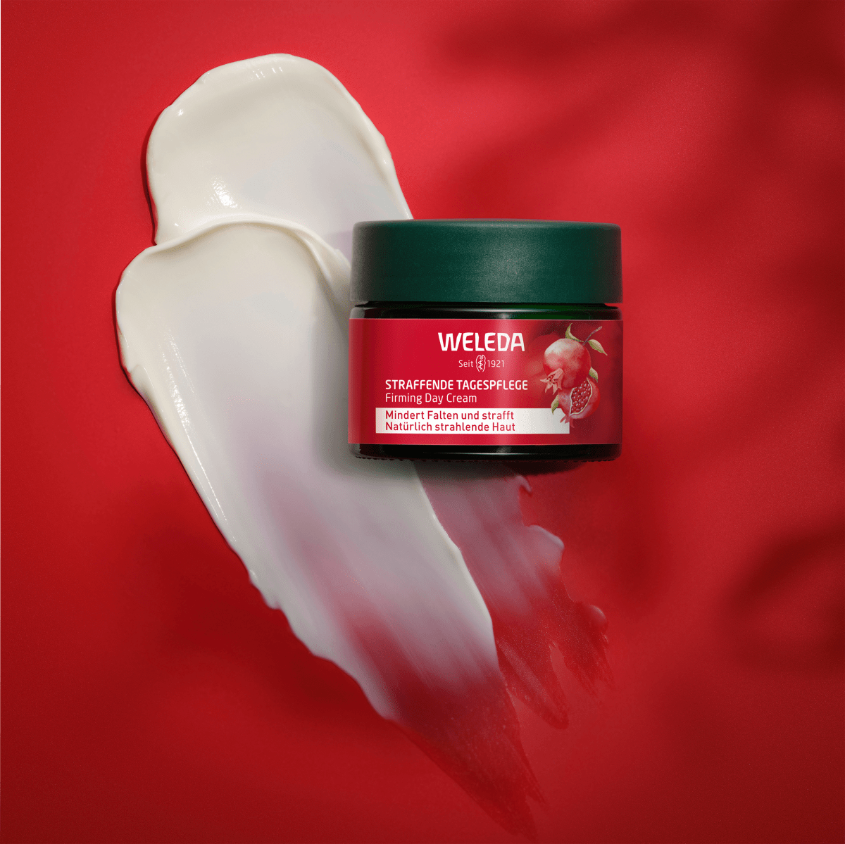 Gesichtscreme straffend Granatapfel & Maca-Peptide, 40 ml