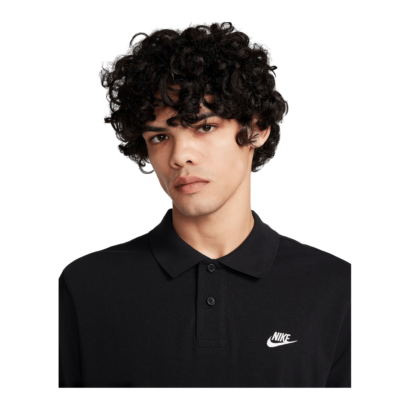 Nike Club Poloshirt Schwarz Weiss F010