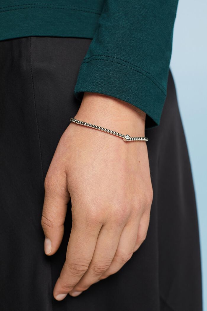 Elastisches Armband mit Zirkonia