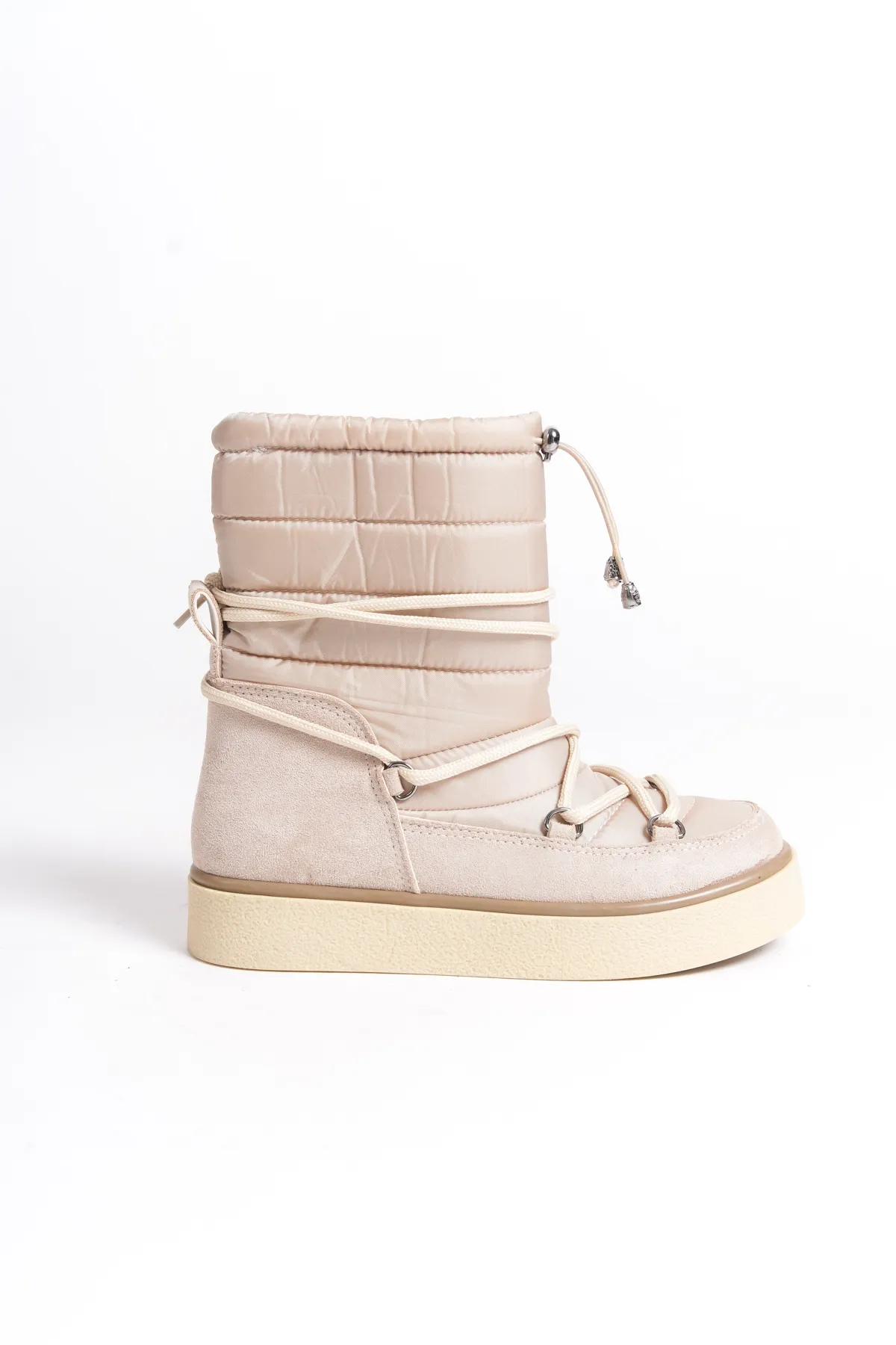Capone Outfitters  Fallschirmspringer-Schneestiefel für Damen mit runder Zehenpartie