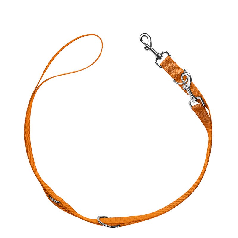 Sparset HUNTER Halsband + Führleine London, orange