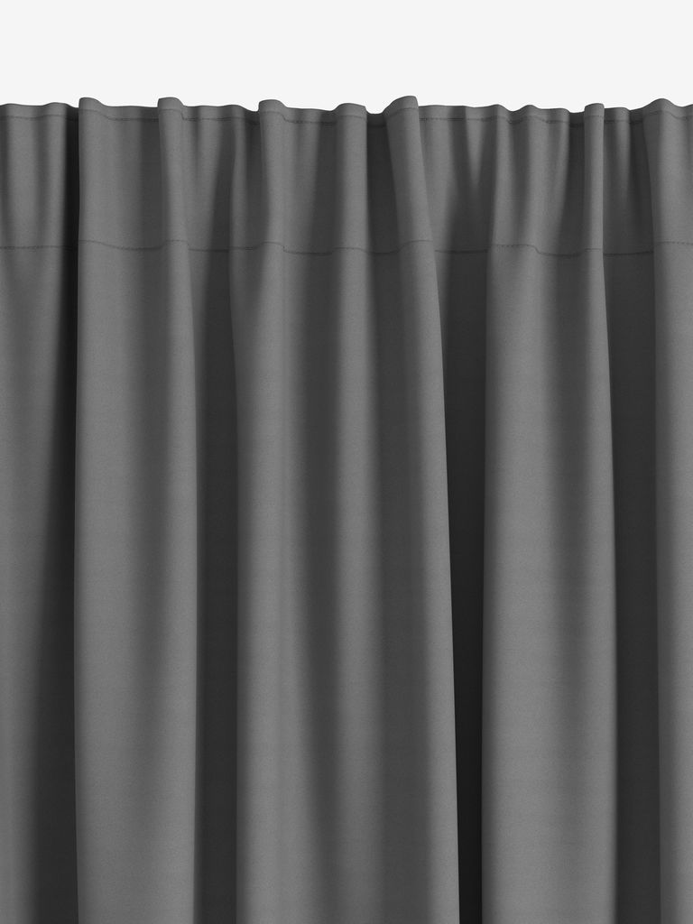 AMUNGEN Verdunkelungsvorhang 1x140x175cm grau