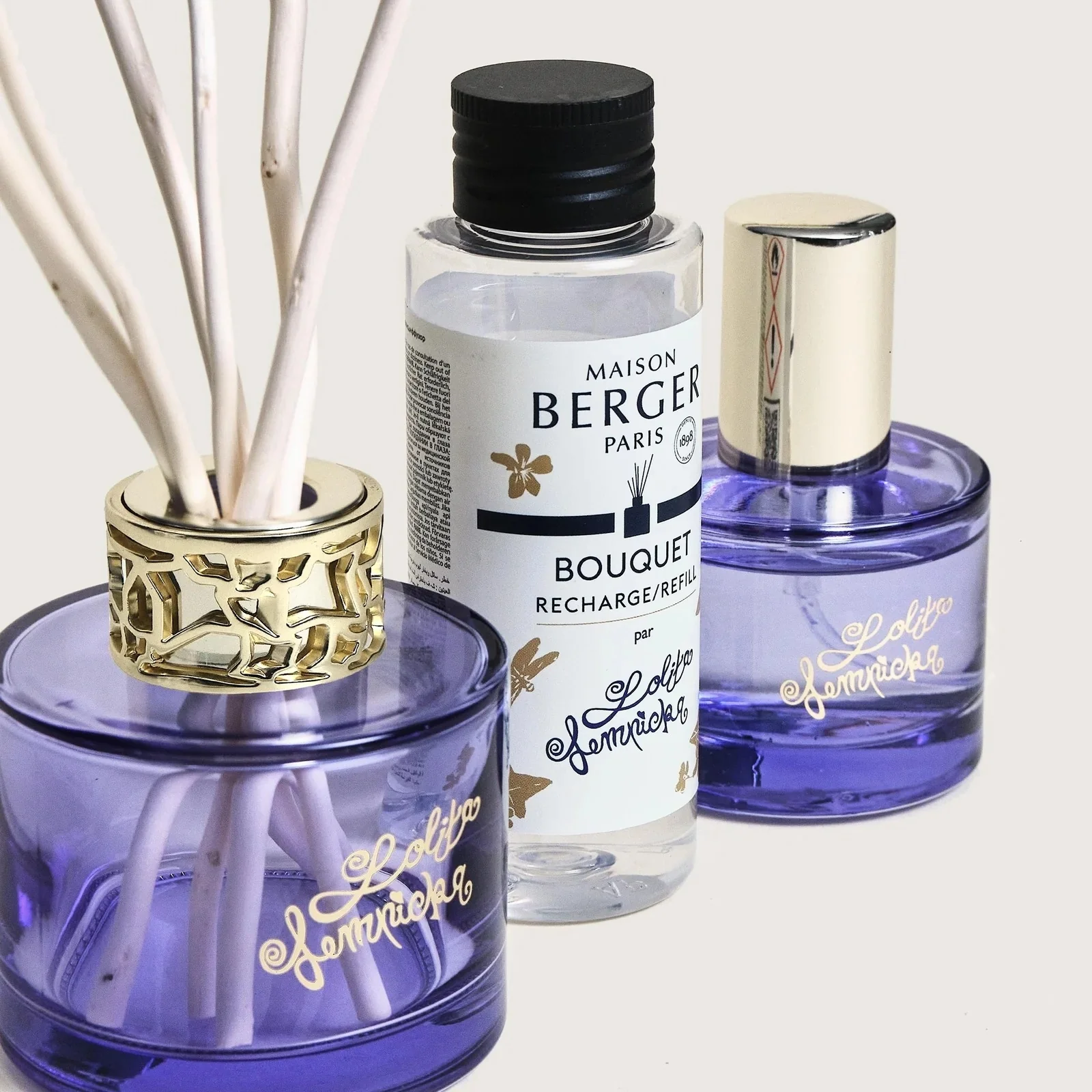 LOLITA LEMPICKA Duftbukett - Duo Mini Bouquet og Parme Spray - Parfymediffuser, Parfyme for diffuser